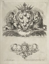 Collection of Various Caprices and New Designs of Cartouches and Ornaments:  No. 6. Stefano Della