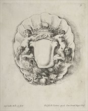 Collection of Various Caprices and New Designs of Cartouches and Ornaments:  No 7. Stefano Della