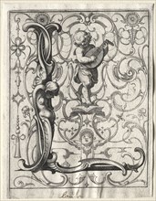 New ABC Booklet:  L, 1627. Lucas Kilian (German, 1579-1637). Engraving