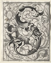 New ABC Booklet:  S, 1627. Lucas Kilian (German, 1579-1637). Engraving