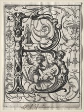 New ABC Booklet:  B, 1627. Lucas Kilian (German, 1579-1637). Engraving