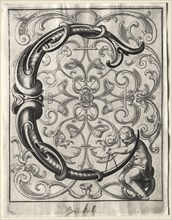 New ABC Booklet:  C, 1627. Lucas Kilian (German, 1579-1637). Engraving