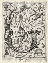 New ABC Booklet:  G, 1627. Lucas Kilian (German, 1579-1637). Engraving
