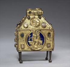 Reliquary in Purse Form, c. 1320. Germany, Upper Rhine, Southern Swabia, Gothic period, 14th
