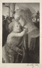 Old Italian Masters:  Madonna and Child, 1890. Timothy Cole (American, 1852-1931). Wood engraving