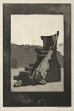 Vom Tode I, (Opus II, 1889) No. 6. Max Klinger (German, 1857-1920). Etching and aquatint