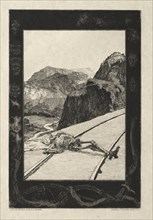 Vom Tode I, (Opus II, 1889) No. 8. Max Klinger (German, 1857-1920). Etching and aquatint