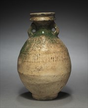 Ovoid Vase, 1-200. Parthian, 1st-2nd Century. Terracotta; overall: 21.6 cm (8 1/2 in.).