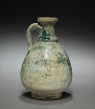 Jar, 1-200. Parthian, 1st-2nd Century. Earthenware with weathered glaze; overall: 14.3 cm (5 5/8 in