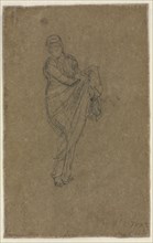 Standing Woman Holding Up Her Dress (verso), c. 1872. James McNeill Whistler (American, 1834-1903).