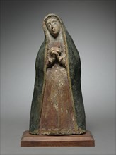 Our Lady of Sorrows: santo de bulto, 1600s-1700s. America, New Mexico, 17th-18th century. Painted