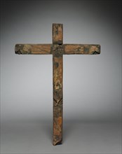 Straw Inlay Cross, 1600s-1700s. America, New Mexico, 17th-18th century. Straw; overall: 38.2 x 26 x