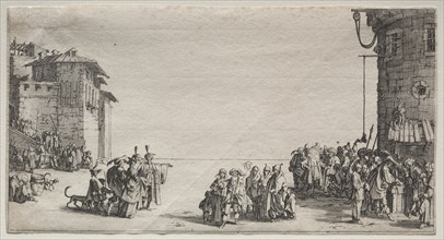The Slave Market, 1629. Jacques Callot (French, 1592-1635). Etching