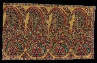 Border Fragment of a Shawl, early 1800s. India, Kashmir, early 19th century. Tapestry twill; wool;