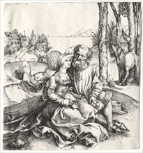 The Offer of Love (or The Ill-Assorted Couple), 1495-1496. Albrecht Dürer (German, 1471-1528).