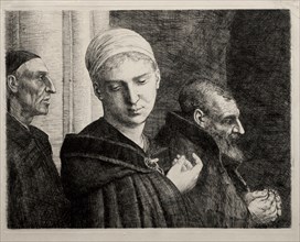 The Baptism, 1870. Alphonse Legros (French, 1837-1911). Etching