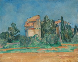 The Pigeon Tower at Bellevue, 1890. Paul Cézanne (French, 1839-1906). Oil on fabric; framed: 95.5 x