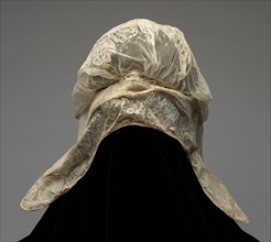 Cap, 1800s. Netherlands, 19th century. Lace ; overall: 42 x 20 x 23 cm (16 9/16 x 7 7/8 x 9 1/16 in