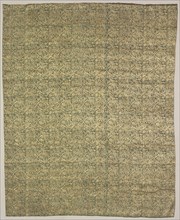 Fragment, 1800s. Iran, 19th century. Compound weave: silk and gold; overall: 62.3 x 76.2 cm (24 1/2