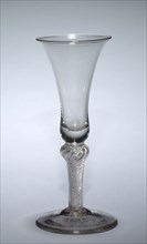 Wine Glass, 1750-1799. England, 18th century. Glass; diameter: 6.7 cm (2 5/8 in.); overall: 17.5 x