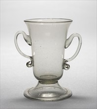Syllabub Glass, c. 1720. England, 18th century. Glass; diameter: 6.4 cm (2 1/2 in.); overall: 10.2