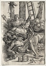 Lamentation, c. 1515-17. Hans Baldung (German, 1484/85-1545). Woodcut