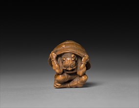Demon, 1615-1868. Japan, Edo Period (1615-1868). Wood; overall: 3.6 cm (1 7/16 in.).