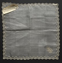 Embroidered Handkerchief, late 19th century. Philippines, late 19th century. Embroidery in silk on