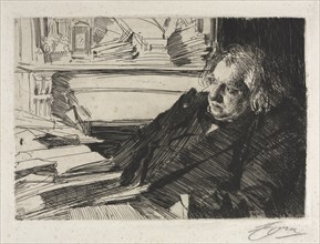 Ernest Renan, 1892. Anders Zorn (Swedish, 1860-1920). Etching and drypoint