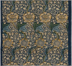 Kennet, c 1920. William Morris (British, 1834-1896). Plain weave cotton, printed; overall: 90.2 x