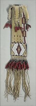 Pipe Bag, c. 1870. America, Native North American, Plains, Tsitsistas (Cheyenne) people,