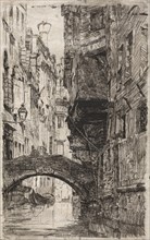 Ponte del Pistor. Otto H. Bacher (American, 1856-1909). Etching