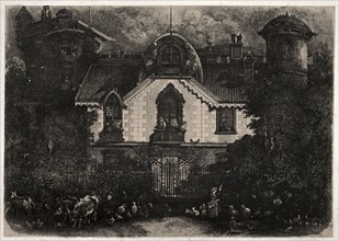 The Enchanted House, 1871. Rodolphe Bresdin (French, 1822-1885). Lithograph; sheet: 31.5 x 43 cm