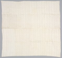 Tablecloth, c. 1800. America, Connecticut, early 19th Century. Linen; average: 153.7 x 147.3 cm (60