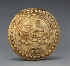 Pair of Ear Flare Frontals, Chimú style (900-1470). Peru, North Coast, Paramonga(?), Chimú style