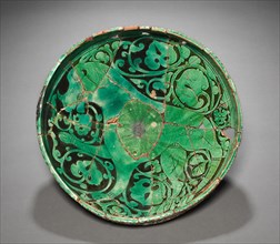 Bowl, 1100s-1200s. Northwest Iran, Garrus district, late Saljuq Period, 12th-13th Century with 20th