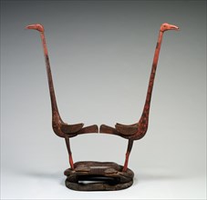 Cranes and Serpents, 475-221 BC. China, reportedly from Hunan province, Changsha, Warring States
