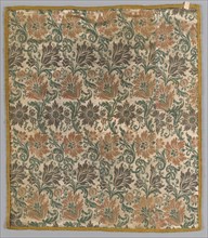 Silk Textile, 17th century. Italy, 17th century. Silk; average: 105.5 x 91.5 cm (41 9/16 x 36 in.)