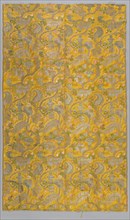 Table Cover, late 1600s - early 1700s. Italy, Venice, late 17th-early 18th century. Satin weave,