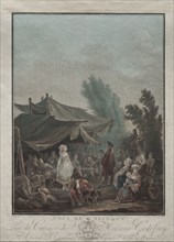 Village Wedding, 1785. Charles-Melchior Descourtis (French, 1753-1820), after Nicolas Antoine