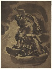Truth Triumphing over Envy. Maria Catharina Prestel (German, 1747-1794). Etching and aquatint