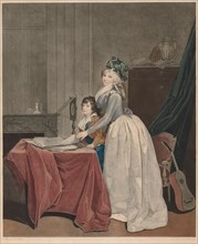 The Optical Viewer, c. 1794. Fréderic Cazenave (French), after Louis Léopold Boilly (French,