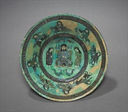 Bowl, late 1100s-early 1200s. Iran, Seljuk Period, late 12th - early 13th Century. Fritware with