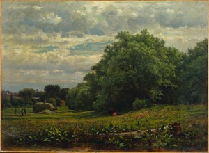 Harvest Time, 1864. George Inness (American, 1825-1894). Oil on canvas; unframed: 56.5 x 76.8 cm