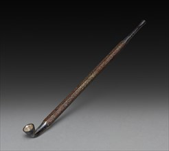 Tobacco Pipe, 18th-19th century. Japan, Edo Period (1615-1868). Silver; overall: 19.1 cm (7 1/2 in