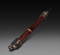Tobacco Pipe, 18th-19th century. Japan, Edo Period (1615-1868). Bamboo and silver; overall: 24.5 cm