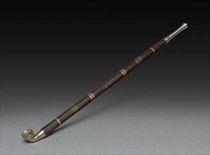 Tobacco Pipe, 18th-19th century. Japan, Edo Period (1615-1868). Metal; overall: 18.5 cm (7 5/16 in