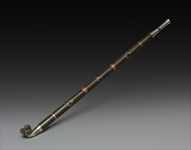 Tobacco Pipe, 18th-19th century. Japan, Edo Period (1615-1868). Metal; overall: 18.5 cm (7 5/16 in
