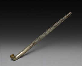 Tobacco Pipe, 19th century. Japan, Edo Period (1615-1868). Metal; overall: 19.8 cm (7 13/16 in.).