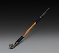 Tobacco Pipe, 18th-19th century. Japan, Edo Period (1615-1868). Bamboo and metal; overall: 19.2 cm